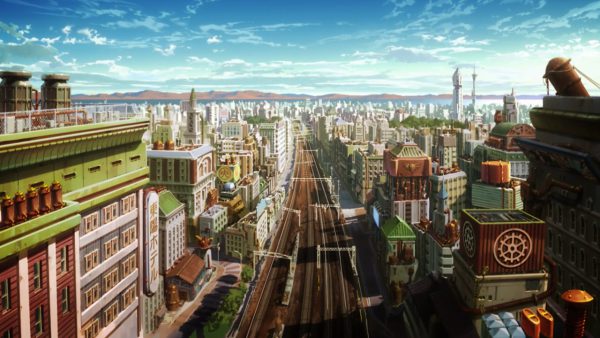 Tokyo in the Fire Force Solar Era
