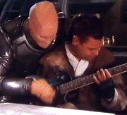 Lister is helped by mother Kryten